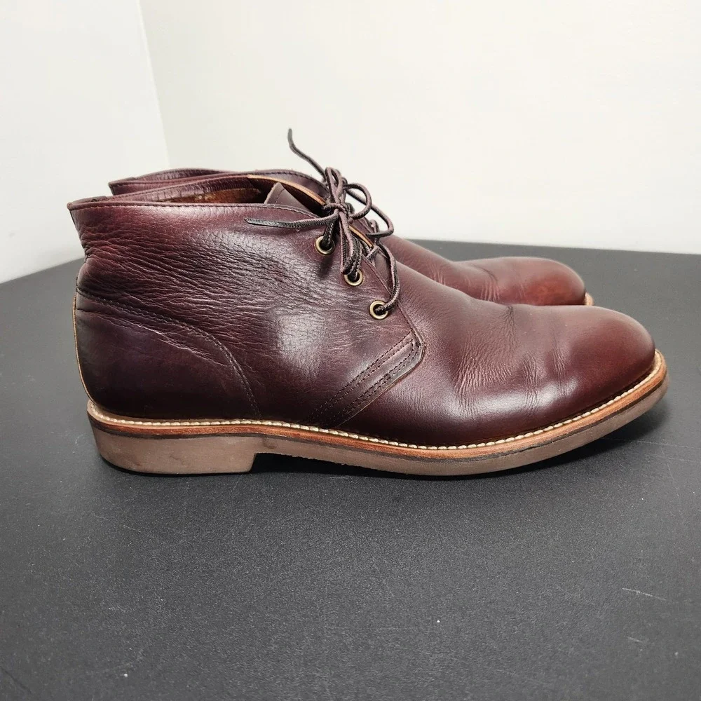Red Wing 9215 Foreman Brown Leather Oil Slick Chukka Boots Mens Sz 11 D Classic